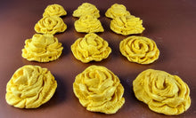 12 x Edible 3D 34mm large roses rose flowers icing toppers, cake cupcakes decorations T011