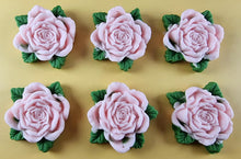 5 x Edible 3D 35mm High Detail Roses icing toppers, cake cupcakes decorations T108