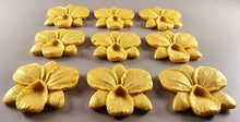 9 x Edible 3D 48mm Orchid, Orchids, flowers, flower, icing toppers, cake cupcakes decorations T038