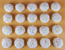 20 x Edible 3D 25mm roses rose flowers icing toppers, cake cupcakes decorations T008