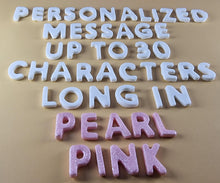 Up to 30 Edible 3D 20mm Personalized Letters, Text, icing toppers, cake cupcakes decorations T085