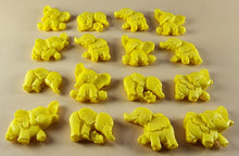 16 x Edible 3D 25mm Elephant Set, icing toppers, cake cupcakes decorations T071