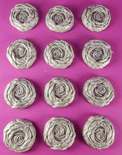 12 x Edible 3D 36mm large roses rose flowers icing toppers, cake cupcakes decorations T013