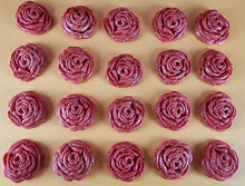 20 x Edible 3D 25mm roses rose flowers icing toppers, cake cupcakes decorations T008