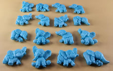 16 x Edible 3D 25mm Elephant Set, icing toppers, cake cupcakes decorations T071