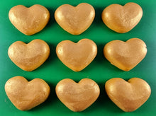 9 x Edible 3D 40mm Hearts icing toppers, cake cupcakes decorations T060