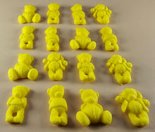 16 x Edible 3D 30mm Teddy Teddybear Set, icing toppers, cake cupcakes decorations T072