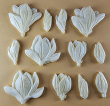 12 x Edible 3D 50mm Tulip Lilly flowers Set, icing toppers, cake cupcakes decorations T076