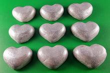 9 x Edible 3D 40mm Hearts icing toppers, cake cupcakes decorations T060