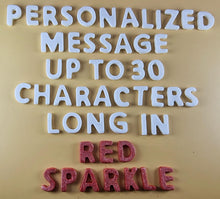 Up to 30 Edible 3D 20mm Personalized Letters, Text, icing toppers, cake cupcakes decorations T085