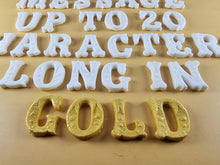20 x Edible 3D 25mm Personalized Letters, Text, icing toppers, cake cupcakes decorations T084