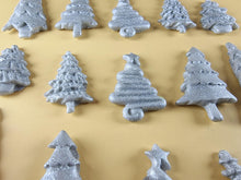 15 x Edible 3D 45mm Christmas Trees, icing toppers, cake cupcakes decorations T088