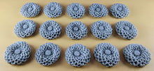15 x Edible 3D Large Dahlia flowers, icing toppers, cake cupcakes decorations T078