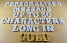 20 x Edible 3D 25mm Personalized Letters, Text, icing toppers, cake cupcakes decorations T084