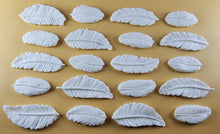 20 x Edible 3D 50mm Feather Set, icing toppers, cake cupcakes decorations T075