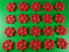 20 x Edible 3D 30mm daisies daisy flowers icing toppers, cake cupcakes decorations T015