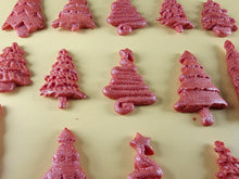 15 x Edible 3D 45mm Christmas Trees, icing toppers, cake cupcakes decorations T088