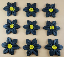 9 x Edible 3D 40mm Wild daffodil Flowers icing toppers, cake cupcakes T121