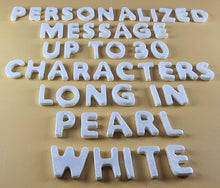 Up to 30 Edible 3D 20mm Personalized Letters, Text, icing toppers, cake cupcakes decorations T085