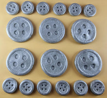 20 x Edible 3D 42mm Button Set, icing toppers, cake cupcakes decorations T079