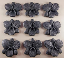 9 x Edible 3D 48mm Orchid, Orchids, flowers, flower, icing toppers, cake cupcakes decorations T038