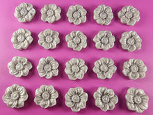 20 x Edible 3D 22mm flower flowers icing toppers, cake cupcakes decorations T025