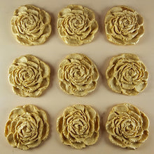 9 x Edible 3D 40mm Rose Flowers icing toppers, cake cupcakes T130