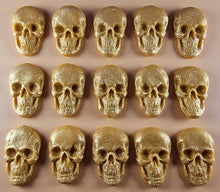 15 x Edible 3D 42mm Skulls, Skull icing toppers, cake cupcakes decorations T040