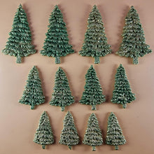 12 x Edible 3D 25mm Mixed Trees icing toppers, cake cupcakes decorations T046