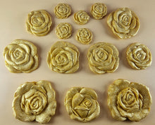 15 x Edible 3D Mixed Roses flowers Set, icing toppers, cake cupcakes decorations T077
