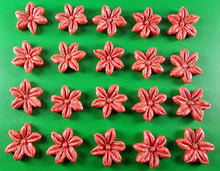 20 x Edible 3D 20mm flower flowers icing toppers, cake cupcakes decorations T034