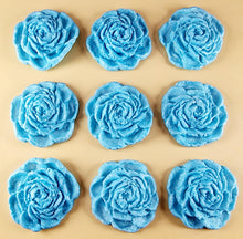9 x Edible 3D 40mm Rose Flowers icing toppers, cake cupcakes T130