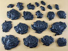 20 x Edible 3D 33mm Mixed Rose Set, icing toppers, cake cupcakes decorations T089
