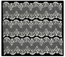 3 x Simply Heaven Edible Pre-Made Ready to Use Edible Cake Lace made from mat 6