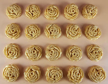 20 x Edible 3D 25mm roses rose flowers icing toppers, cake cupcakes decorations T008