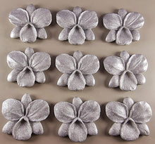 9 x Edible 3D 48mm Orchid, Orchids, flowers, flower, icing toppers, cake cupcakes decorations T038
