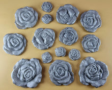 15 x Edible 3D Mixed Roses flowers Set, icing toppers, cake cupcakes decorations T077