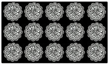 15 x Simply Heaven Edible Pre-Made Ready to Use Edible Cake Lace Made from mat 1