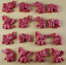 16 x Edible 3D 25mm Elephant Set, icing toppers, cake cupcakes decorations T071