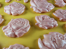 20 x Edible 3D 33mm Mixed Rose Set, icing toppers, cake cupcakes decorations T089