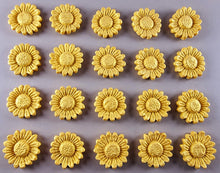 20 x Edible 3D 22mm flower flowers icing toppers, cake cupcakes decorations T030