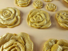 15 x Edible 3D Mixed Roses flowers Set, icing toppers, cake cupcakes decorations T077