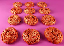 12 x Edible 3D 36mm large roses rose flowers icing toppers, cake cupcakes decorations T013