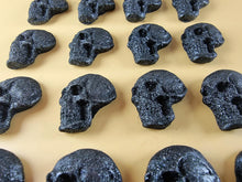 16 x Edible 3D 25mm Skulls, Halloween, icing toppers, cake cupcakes decorations T093