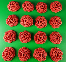 16 x Edible 3D 30mm roses rose flowers icing toppers, cake cupcakes decorations T010