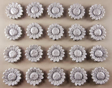 20 x Edible 3D 22mm flower flowers icing toppers, cake cupcakes decorations T030