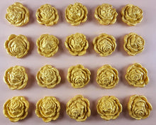 20 x Edible 3D 20mm flower flowers icing toppers, cake cupcakes decorations T029