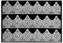 3 x Simply Heaven Edible Pre-Made Ready to Use Edible Cake Lace made from mat 31