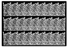 3 x Simply Heaven Edible Pre-Made Ready to Use Edible Cake Lace made from mat 11