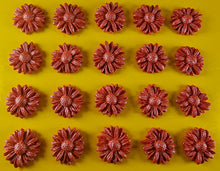 20 x Edible 3D 20mm daisies daisy flowers icing toppers, cake cupcakes decorations T016